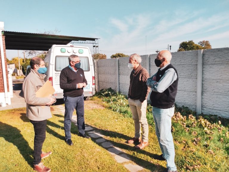Jorge Della Rocca visitó otra localidad del distrito nuevejuliense
