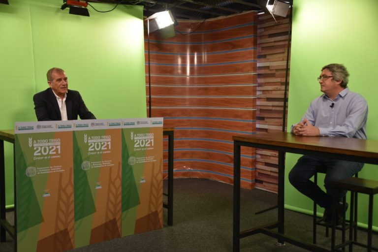 El ministro Rodríguez destacó las buenas perspectivas para la producción de trigo, luego de que en 2020 alcanzara un récord en 20 años