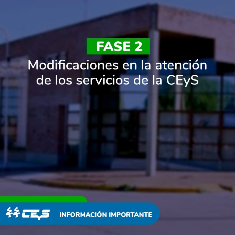 Fase 2: alcance de la atención al público en la CEyS ‘Mariano Moreno’