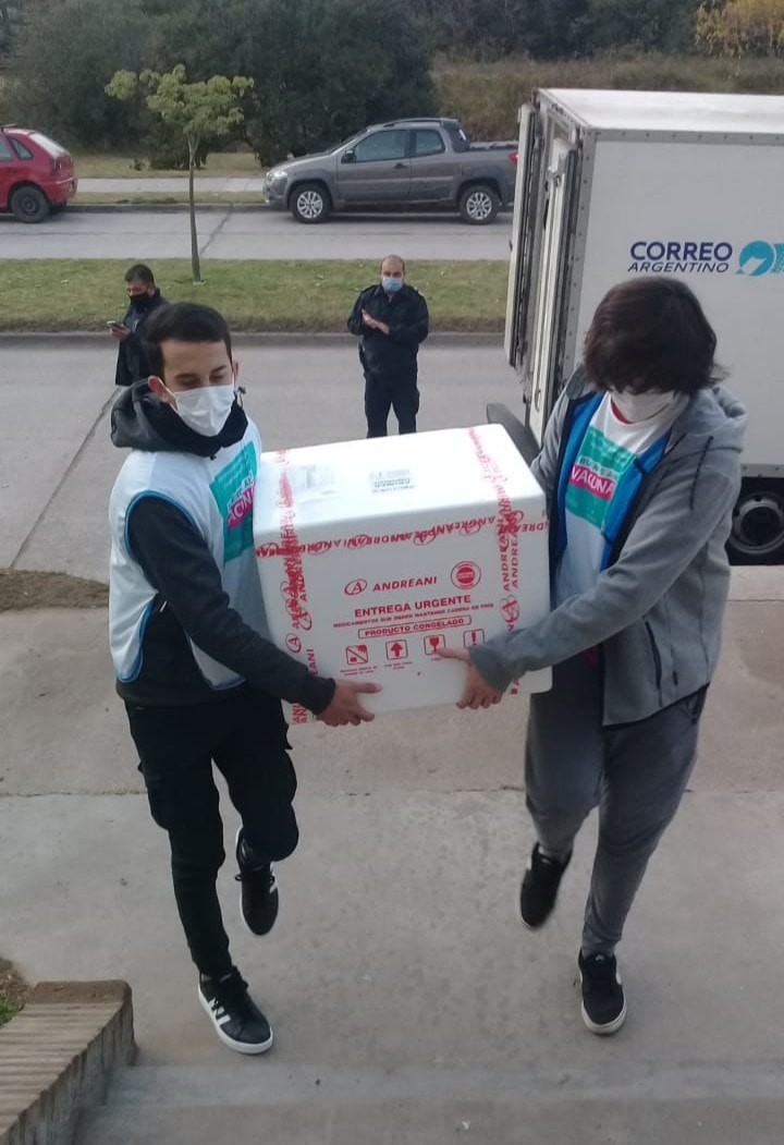 También llegaron 2800 vacunas a Pehuajó