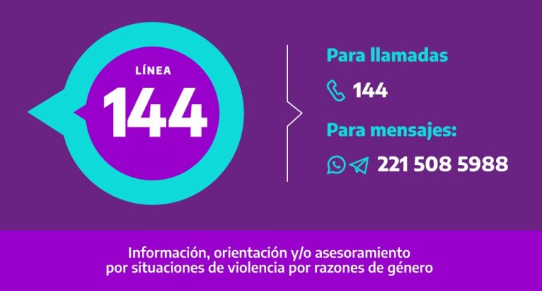 La Línea 144 estará en manos del Ministerio de la Mujer bonaerense