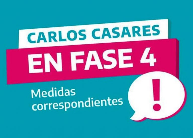 Carlos Casares subió a Fase 4 de la emergencia sanitaria