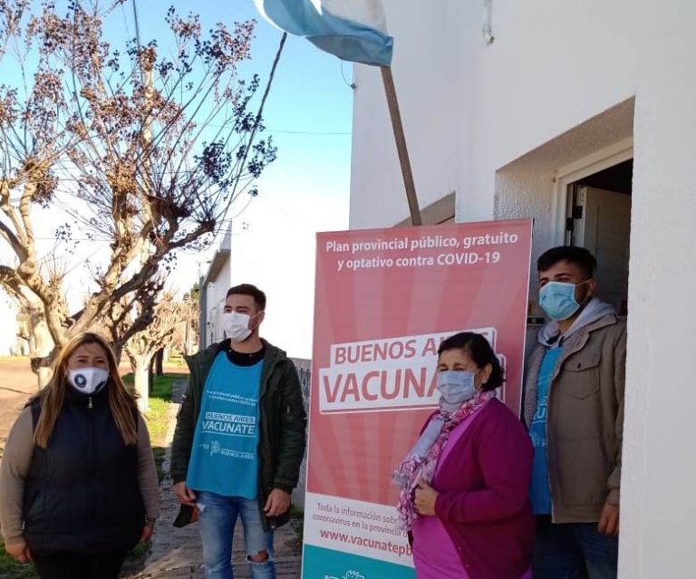 Vacunate llegó a localidades del distrito nuevejuliense