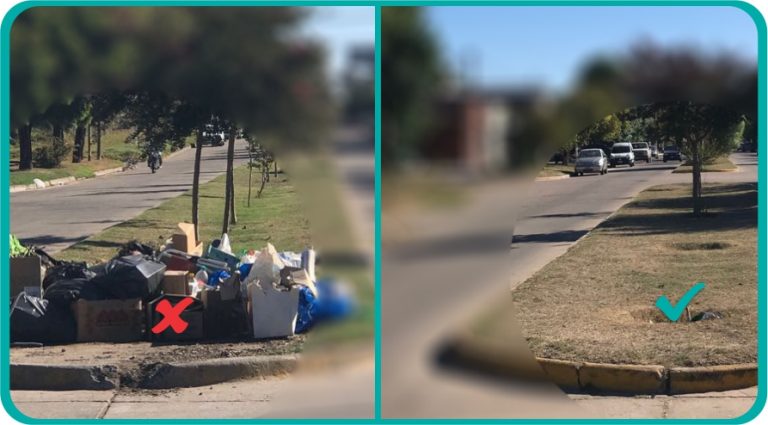 Arrojar basura en la vía pública acarrea multas