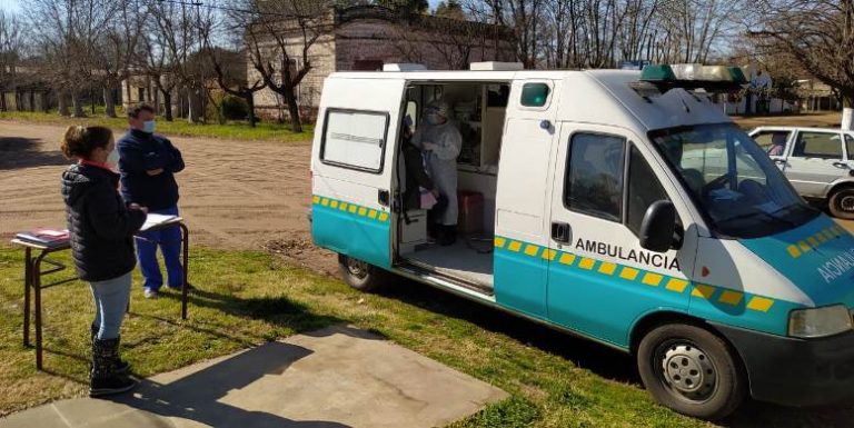 Se hicieron testeos itinerantes en La Niña