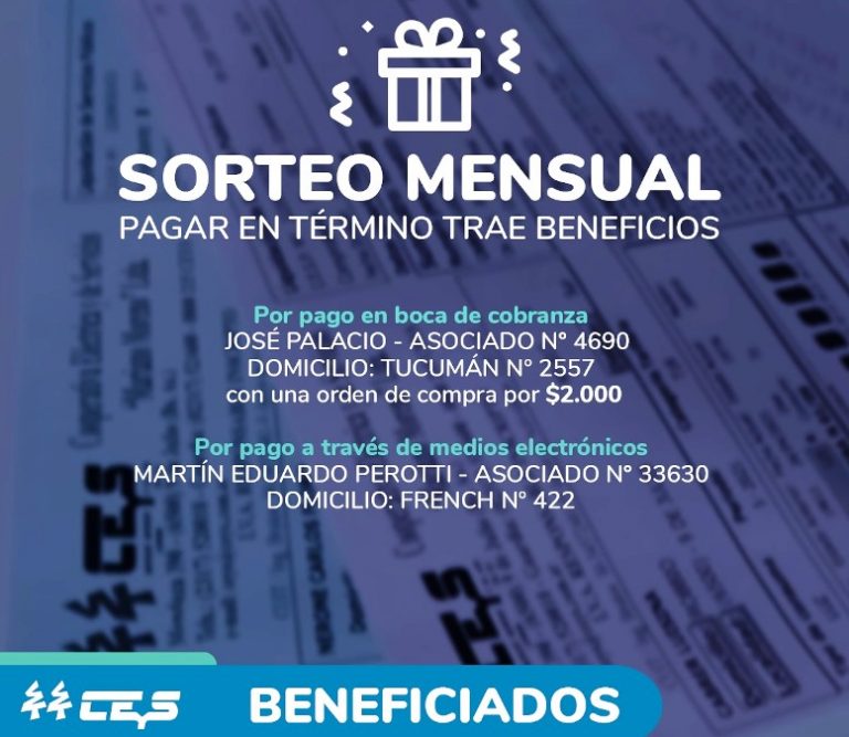 Más vecinos beneficiados por pagar en término los servicios CEyS