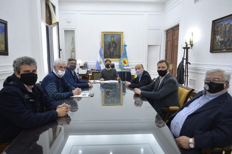 Axel Kicillof recibió a la comisión directiva de CARBAP