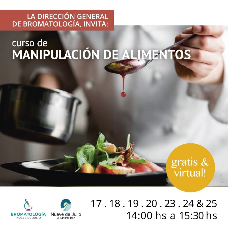 Comienza un curso de Manipuladores de Alimentos