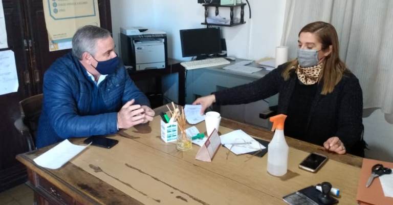 El secretario de Gobierno de la Municipalidad visitó localidades del distrito nuevejuliense