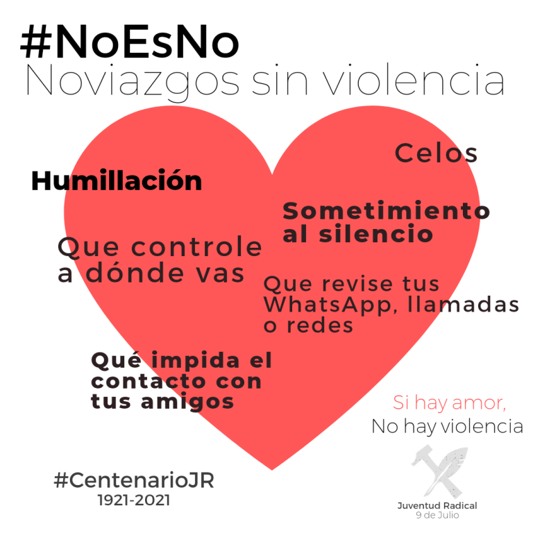 ‘Noviazgos sin violencia’ es la consigna de la Juventud Radical nuevejuliense