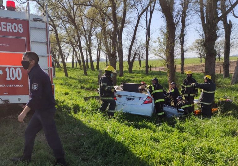 En accidente vial mueren un padre y una de sus hijas en Ruta 5 km 295