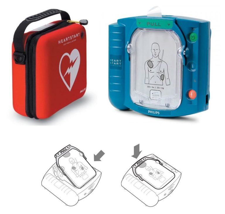 Facundo Quiroga se moviliza por un cardiodesfibrilador para el carro de Emergencias Médicas