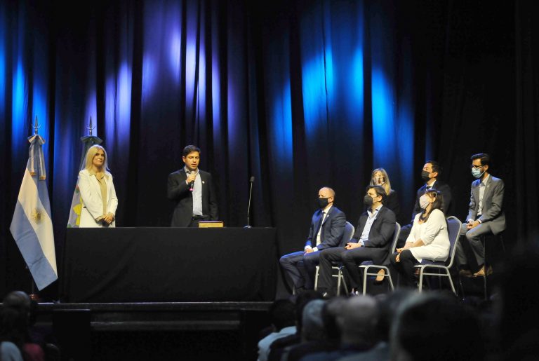 Axel Kicillof tomó juramento a los nuevos ministros del gabinete provincial