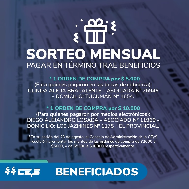 Pagar en término trae alegrías