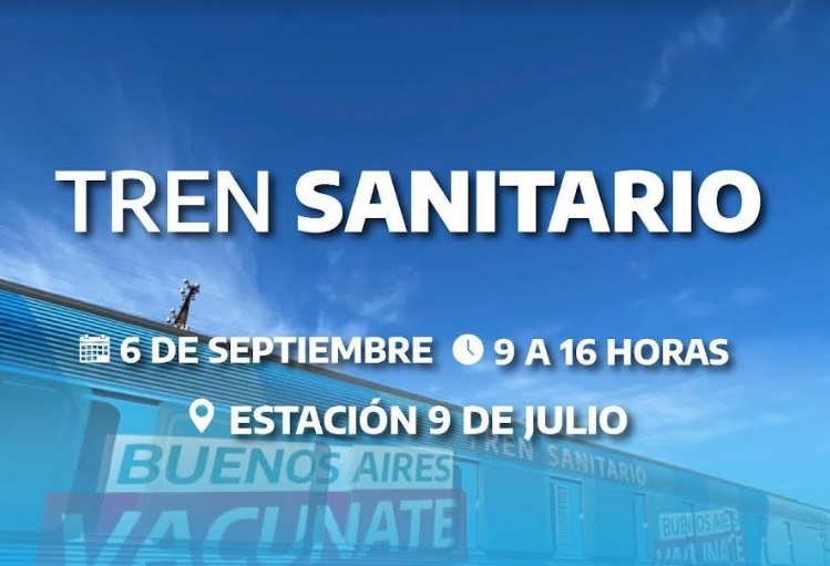 El Tren Sanitario llega a Nueve de Julio