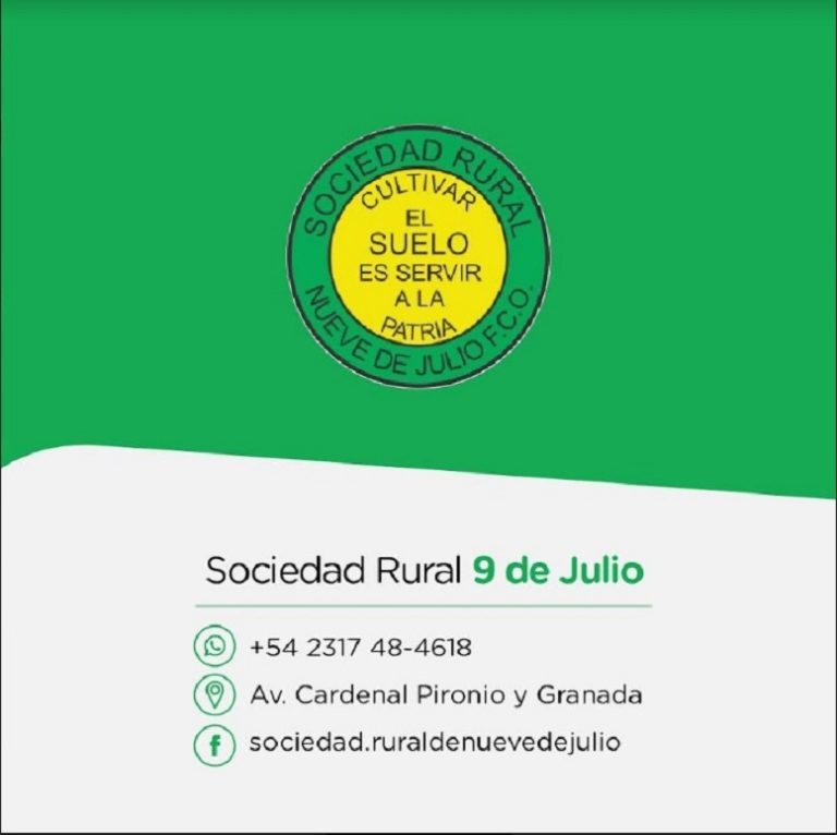 La Sociedad Rural nuevejuliense resalta que ‘el gobierno nos promete y no cumple’