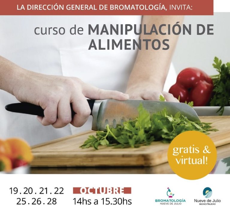 Nuevo curso de manipuladores de alimentos