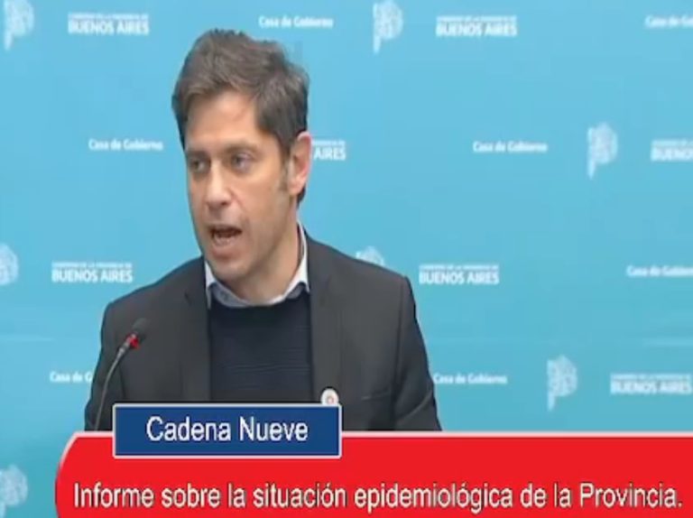Axel Kicillof anunció que la segunda dosis contra el Covid-19 es libre a partir de los 30 años