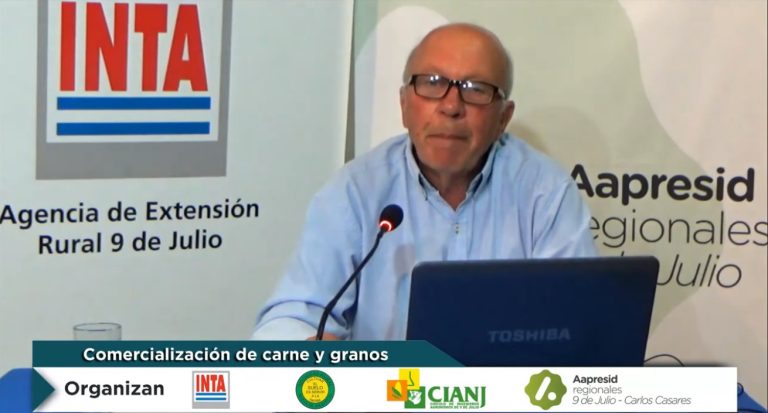Un análisis sobre los mercados ganaderos y de granos fueron los temas de la última charla a los productores