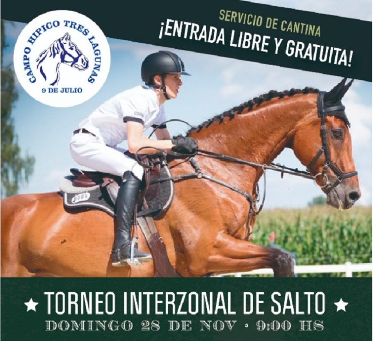 El Club Hípico Tres Lagunas se prepara para un Torneo Interzonal de Salto