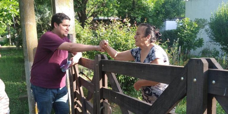 Encabezados por Ignacio ‘Nacho’ Palacios, candidatos a Concejales de Juntos recorrieron Naón