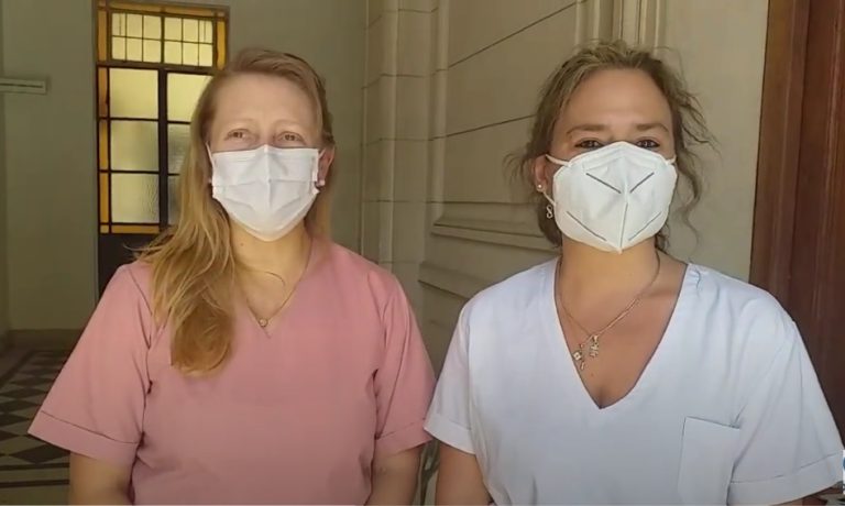 Médicas recomiendan ‘barbijo, respetar distanciamiento y el uso de alcohol’ para ir a votar