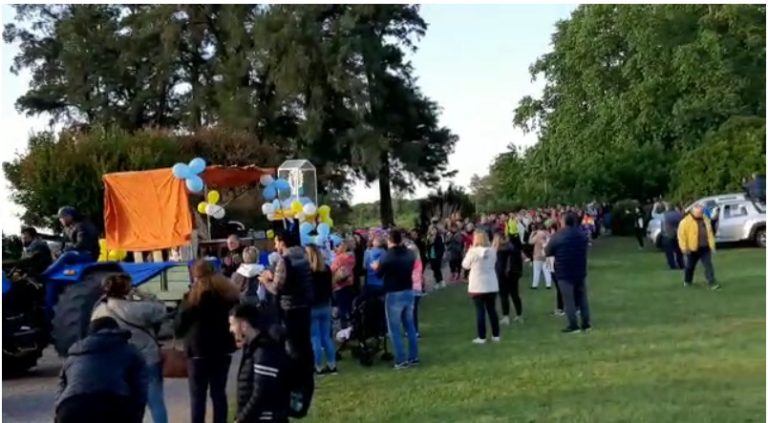 Un mensaje de esperanza ‘Con María de aliada’ dejó el obispo a los peregrinos al Monasterio de Los Toldos