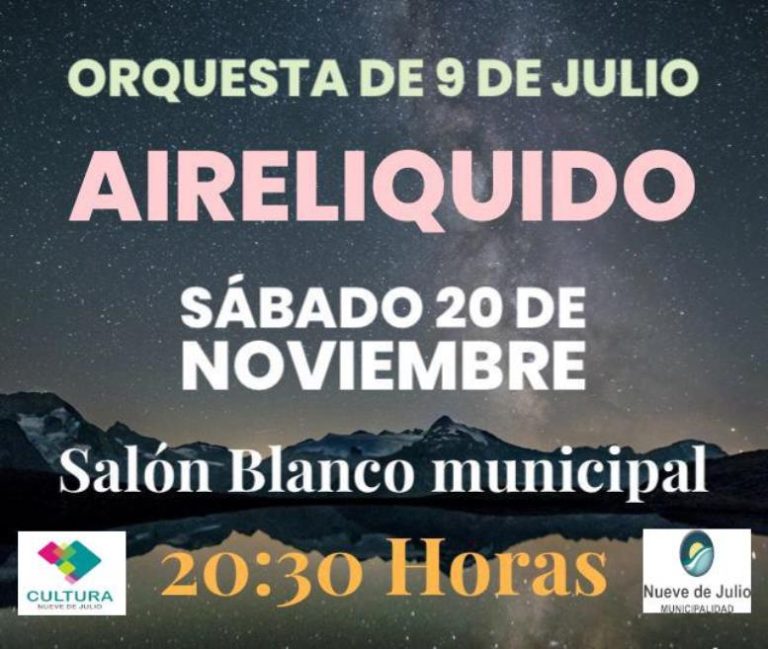 Concierto de música para disfrutar y aplaudir en la comuna nuevejuliense
