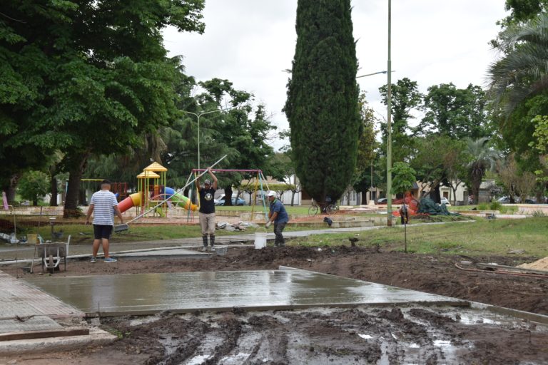 Avanza la remodelación de Plaza España
