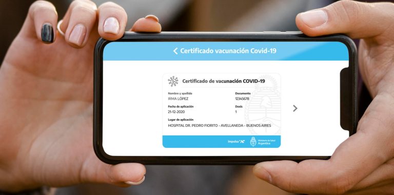 El Pase Sanitario por coronavirus regirá desde el 1º de enero 2022
