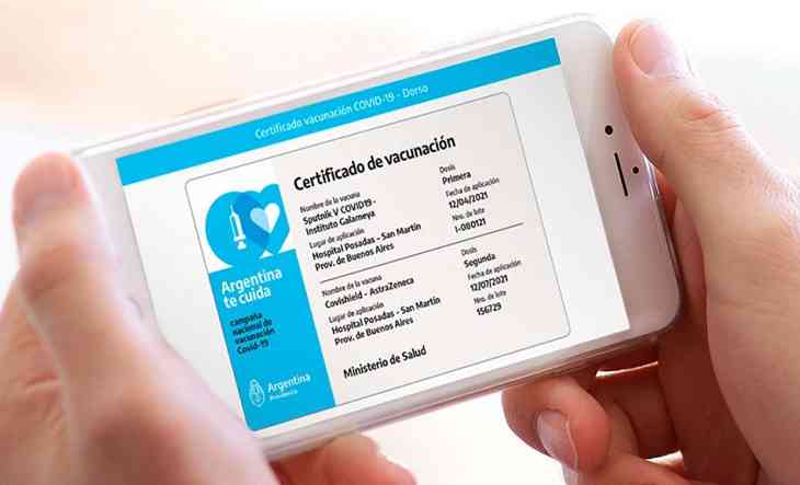 El 21 entra en vigencia el pasaporte sanitario y será obligatorio para hacer trámites