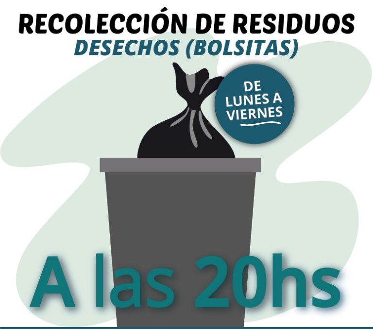 La recolección de residuos perecederos se realiza de lunes a viernes