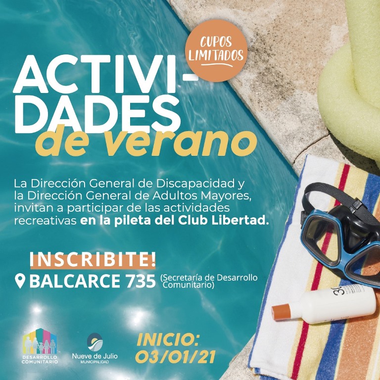 Comienzan las actividades recreativas de verano