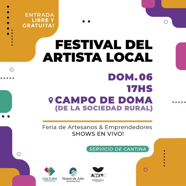 Se realizará el primer Festival del Artista Local