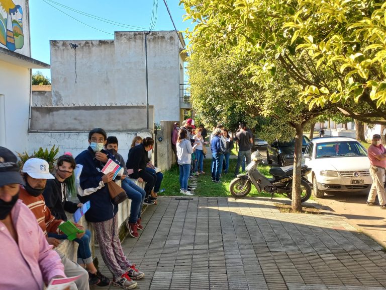 ‘Vacunate’ estuvo en Dudignac y 137 vecinos se inmunizaron