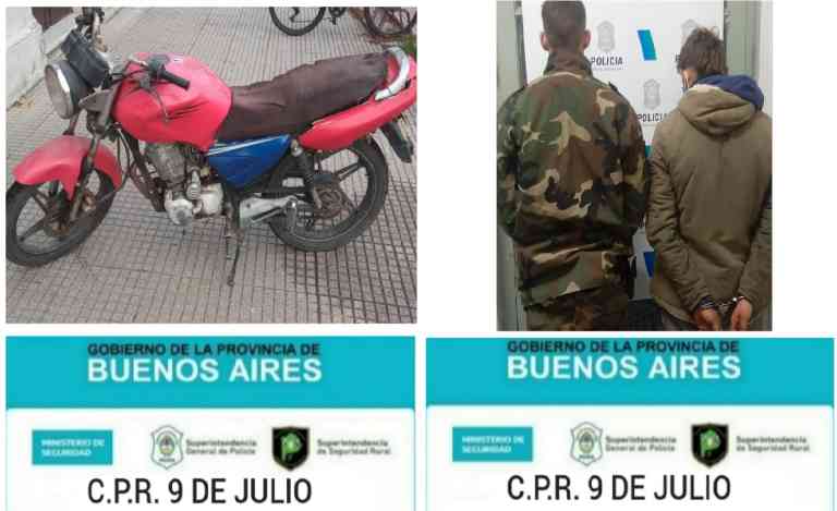 Patrulla Rural, tres detenciones y una moto secuestrada en El Provincial