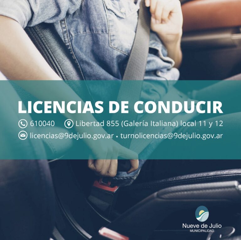 Importante: ¿Cuándo deben pedir turno las licencias de conducir para renovarse?