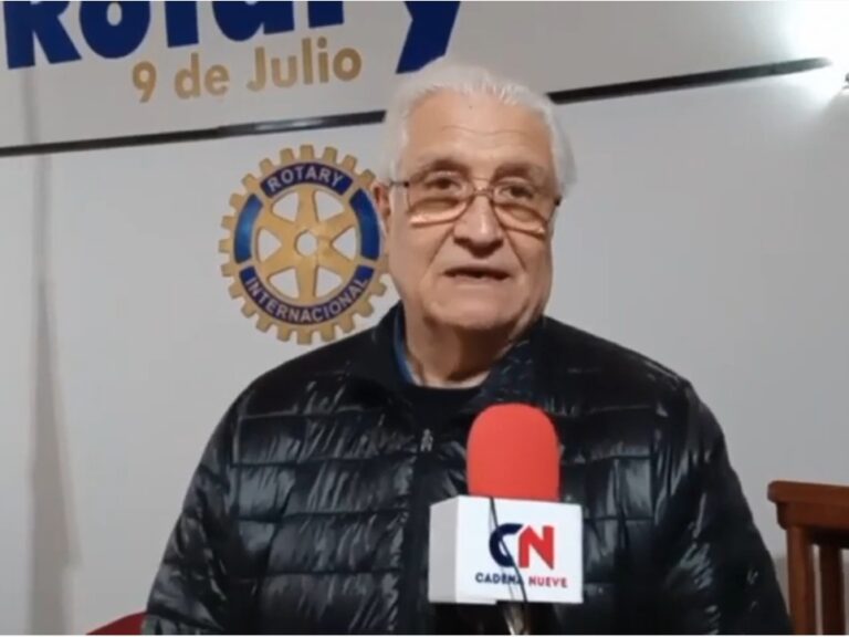 Alberto Minotti es el nuevo presidente del Rotary Club nuevejuliense