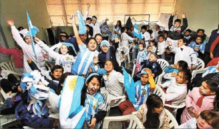 Los partidos del Mundial se verán en las escuelas