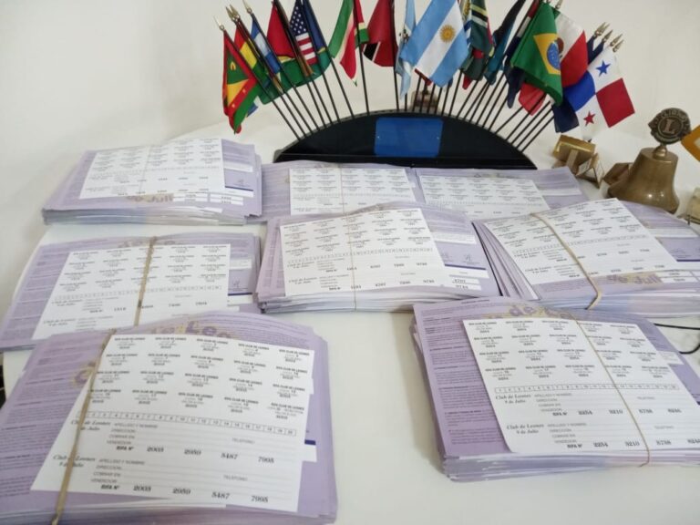 El Club de Leones lanzó la Rifa 12 de solidaridad y premio final una casa