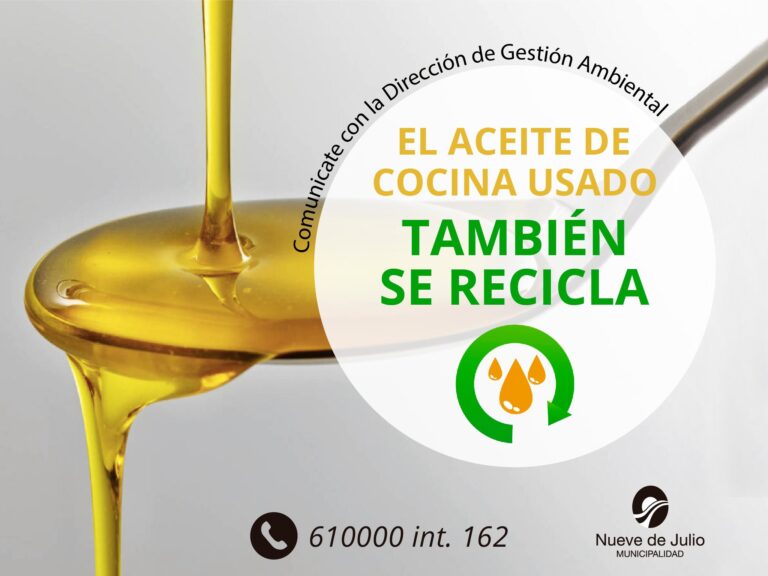 ¿Cómo se puede recuperar el aceite vegetal usado?