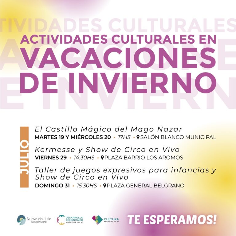 Se programaron más actividades en vacaciones de invierno