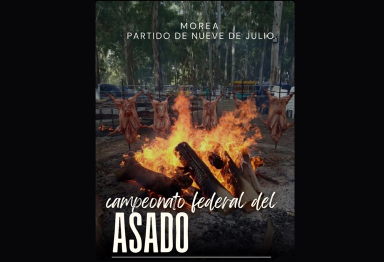 Morea dirá presente en el ‘Campeonato Nacional del Asado’