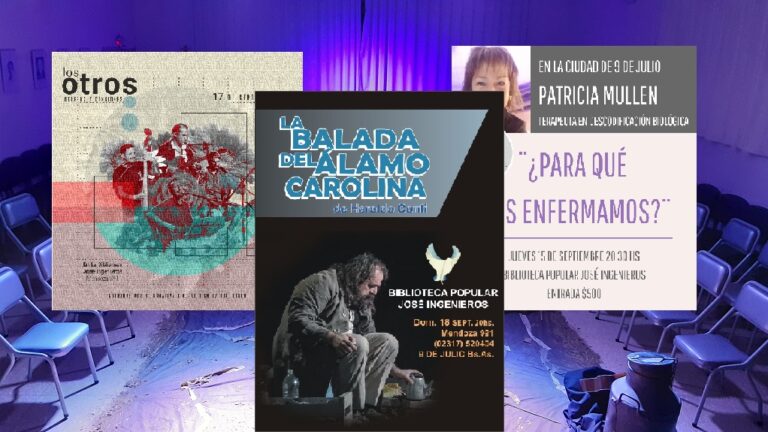 Charlas, música en vivo y teatro: La Biblio presentó una agenda cultural completa