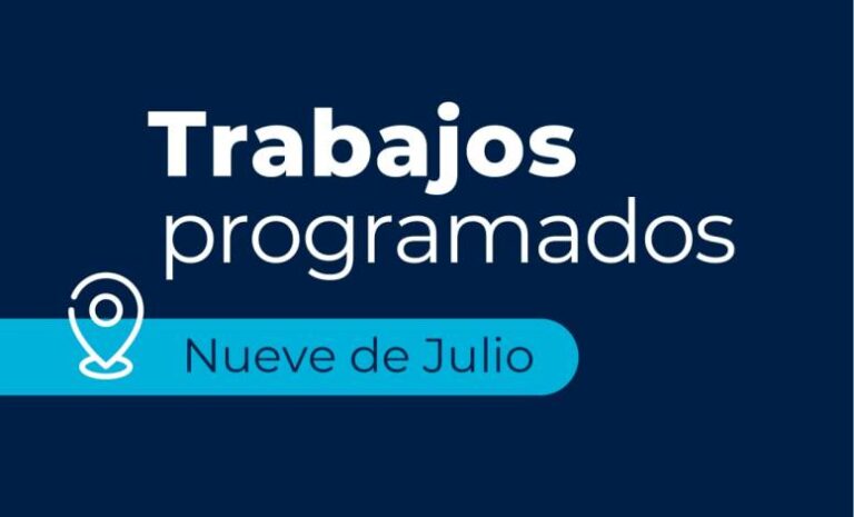 Drenajes programados en la red de agua