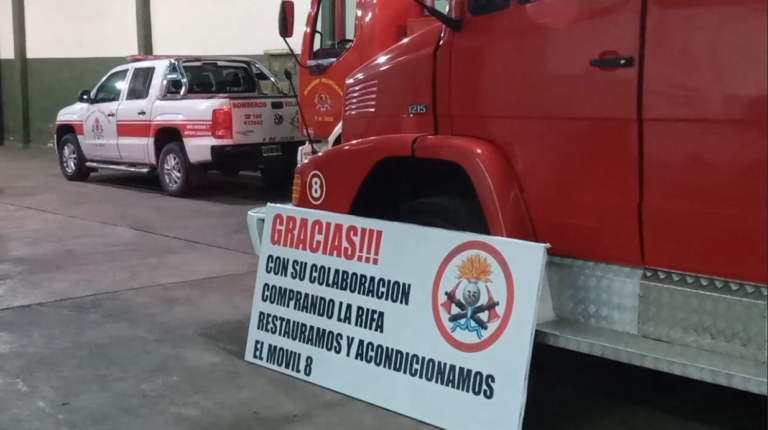 “Gracias”: Bomberos Voluntarios de Nueve de Julio recuperó el Móvil 8