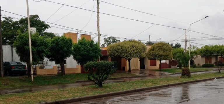 La lluvia de la madrugada llaga a los 8mm