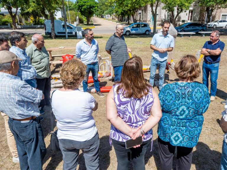 Junín revalorizó uno de sus Parques e iniciara obras de cloacas para un barrio