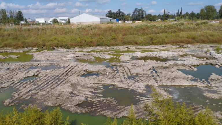 Imágenes impactantes de la sequía en el Río Salado