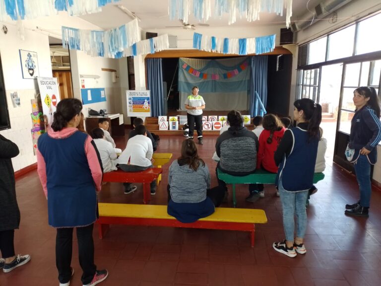 La Educación Vial llegó a la Escuela 501 “Gabriela Mistral”